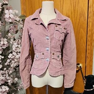 True Religion Pink Corduroy Jacket